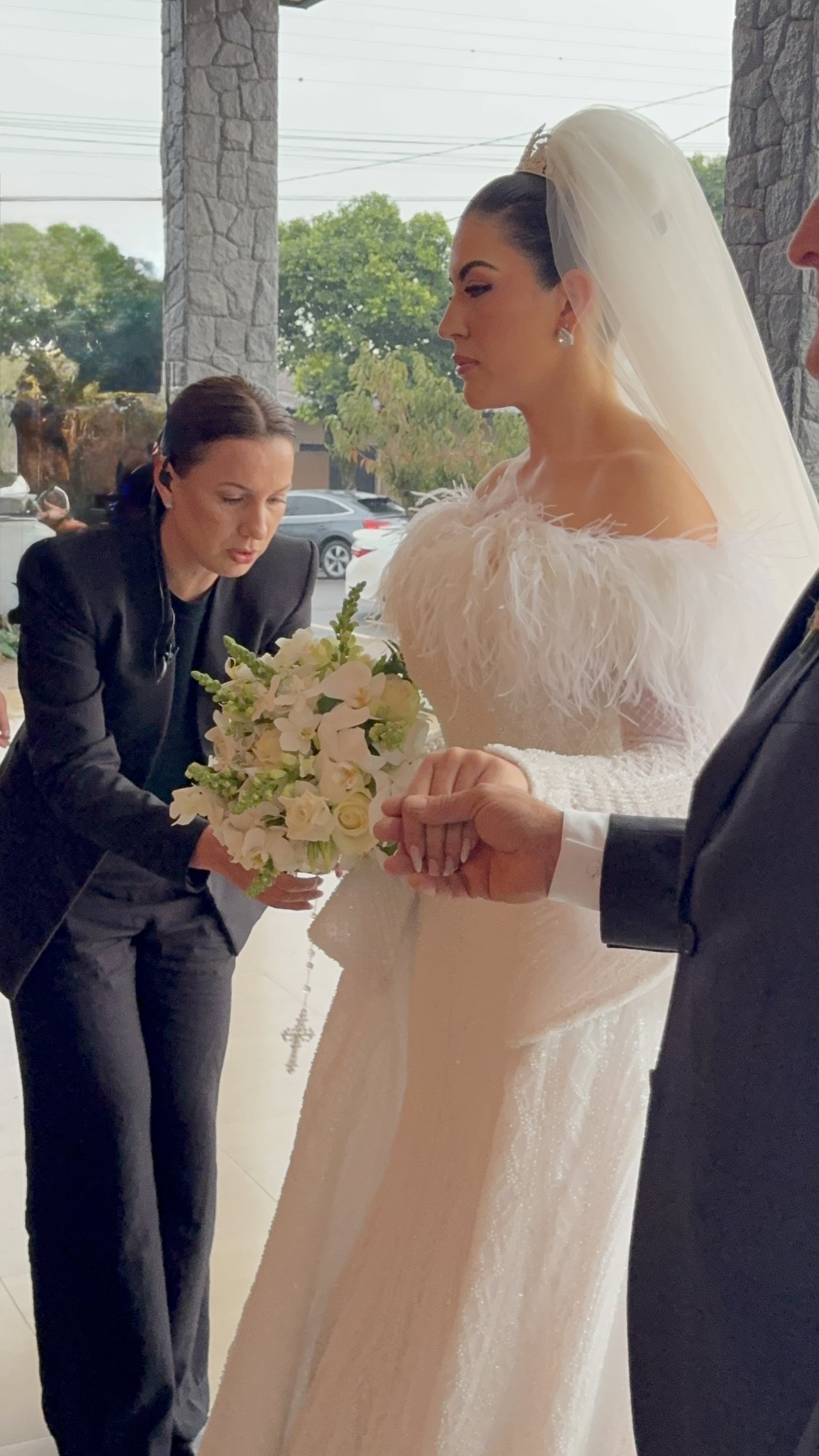 Assessoria Viviane Martin acompanhando a noiva nos bastidores do casamento